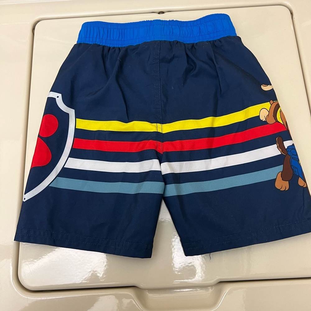 ❤️3/$30 Nickelodeon Paw Patrol Boys Swim Suit 4T Washed but Never Worn NWOT - Picture 2 of 7